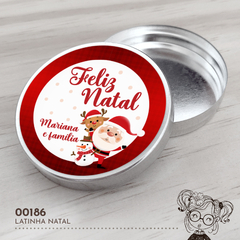 Latinha Personalizada Natal - 00186