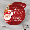 Adesivo Personalizado Natal - 00187