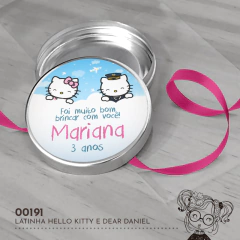 Latinha Personalizada Hello Kitty e Dear Daniel - 00191 - comprar online
