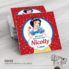 Adesivo Personalizado Branca de Neve - 00193 - comprar online