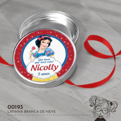 Latinha Personalizada Branca de Neve - 00193 - comprar online