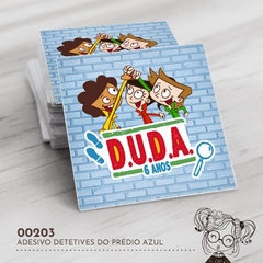 Adesivo Personalizado Detetives do Prédio Azul - 00203 - comprar online