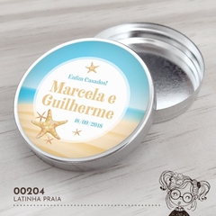 Latinha Personalizada Praia - 00204