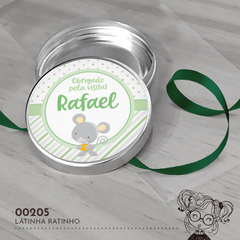 Latinha Personalizada Ratinho - 00205 - comprar online