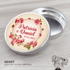 Latinha Personalizada Floral Vintage - 00207