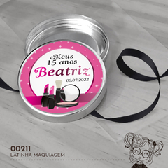 Latinha Personalizada Maquiagem - 00211 - comprar online