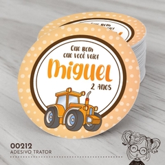 Adesivo Personalizado Trator - 00212