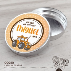 Latinha Personalizada Trator - 00212