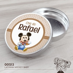 Latinha Personalizada Mickey Baby - 00213