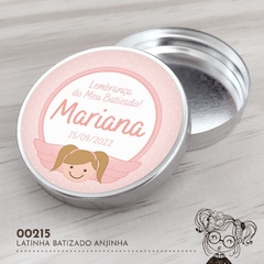 Latinha Personalizada Batizado Anjinha - 00215