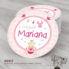 Adesivo Personalizado Nascimento Varalzinho - 00217