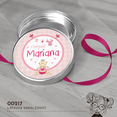 Latinha Personalizada Nascimento Varalzinho - 00217 - comprar online