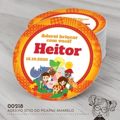 Adesivo Personalizado Sítio do Pica Pau Amarelo - 00218
