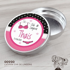 Latinha Personalizada Chá de Lingerie - 00220