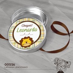 Latinha Personalizada Leãozinho - 00226 - comprar online