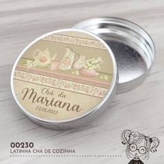 Latinha Personalizada Chá de Cozinha - 00230