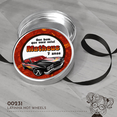 Latinha Personalizada Hot Wheels - 00231 - comprar online