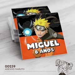 Adesivo Personalizado Naruto - 00239 - comprar online