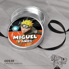 Latinha Personalizada Naruto - 00239 - comprar online