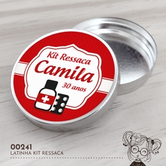 Latinha Personalizada Kit Ressaca - 00241