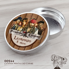 Latinha Personalizada Piratas do Caribe - 00244