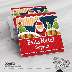 Adesivo Personalizado Natal Papai Noel - 00252 - comprar online