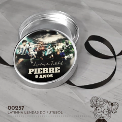 Latinha Personalizada Lendas do Futebol - 00257 - comprar online