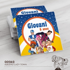 Adesivo Personalizado Lazy Town - 00262 - comprar online