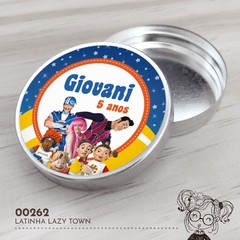 Latinha Personalizada Lazy Town - 00262