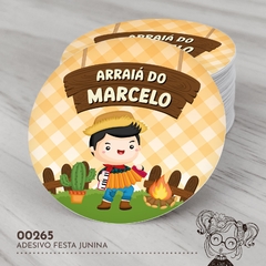 Adesivo Personalizado Festa Junina - 00265