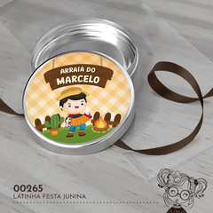 Latinha Personalizada Festa Junina - 00265 - comprar online