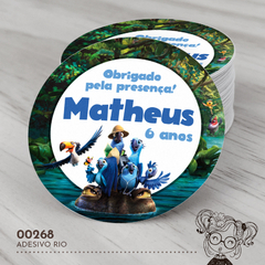 Adesivo Personalizado Rio - 00268