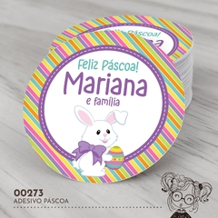 Adesivo Personalizado Páscoa - 00273