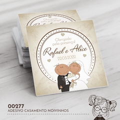 Adesivo Personalizado Casamento Noivinhos - 00277 - comprar online