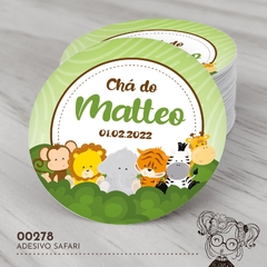 Adesivo Personalizado Safari - 00278