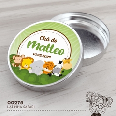 Latinha Personalizada Safari - 00278
