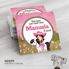 Adesivo Personalizado Cowgirl - 00279 - comprar online