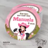 Adesivo Personalizado Cowgirl - 00279