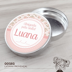 Latinha Personalizada Provençal - 00282