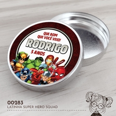 Latinha Personalizada Super Hero Squad - 00283