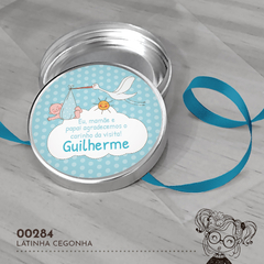 Latinha Personalizada Cegonha - 00284 - comprar online