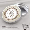 Latinha Personalizada Casamento Monograma - 00287