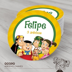Adesivo Personalizado Turma do Chaves - 00290