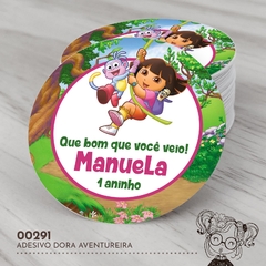 Adesivo Personalizado Dora Aventureira - 00291