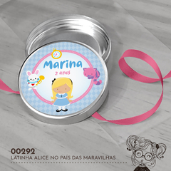 Latinha Personalizada Alice no País das Maravilhas - 00292 - comprar online