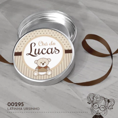 Latinha Personalizada Ursinho - 00295 - comprar online
