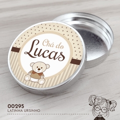 Latinha Personalizada Ursinho - 00295