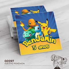 Adesivo Personalizado Pokémon - 00297 - comprar online