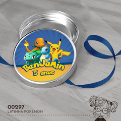 Latinha Personalizada Pokémon - 00297 - comprar online