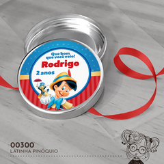 Latinha Personalizada Pinóquio - 00300 - comprar online